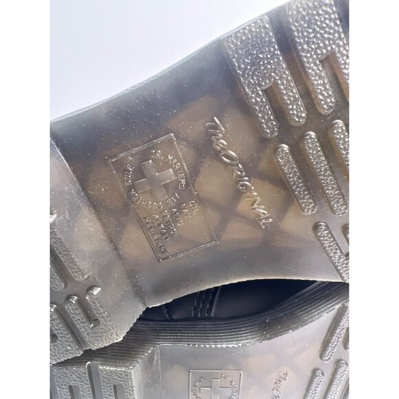 Dr. Martens Cristofor Leather Harness Lace Up Boots EU 38, US Men 6, US L 7, zip - Picture 9 of 12